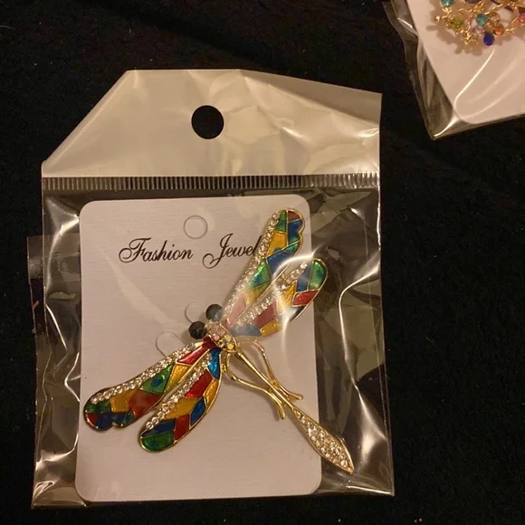 Classy, colourful, Tree brooch - Picture 3 of 3